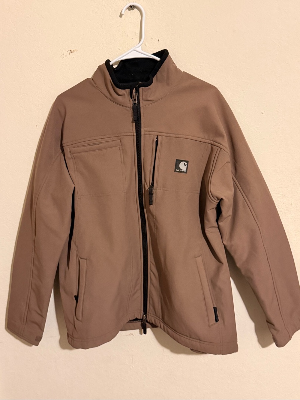 Carhartt  women’s Brown Zip-Front Softshell Jacket size xl